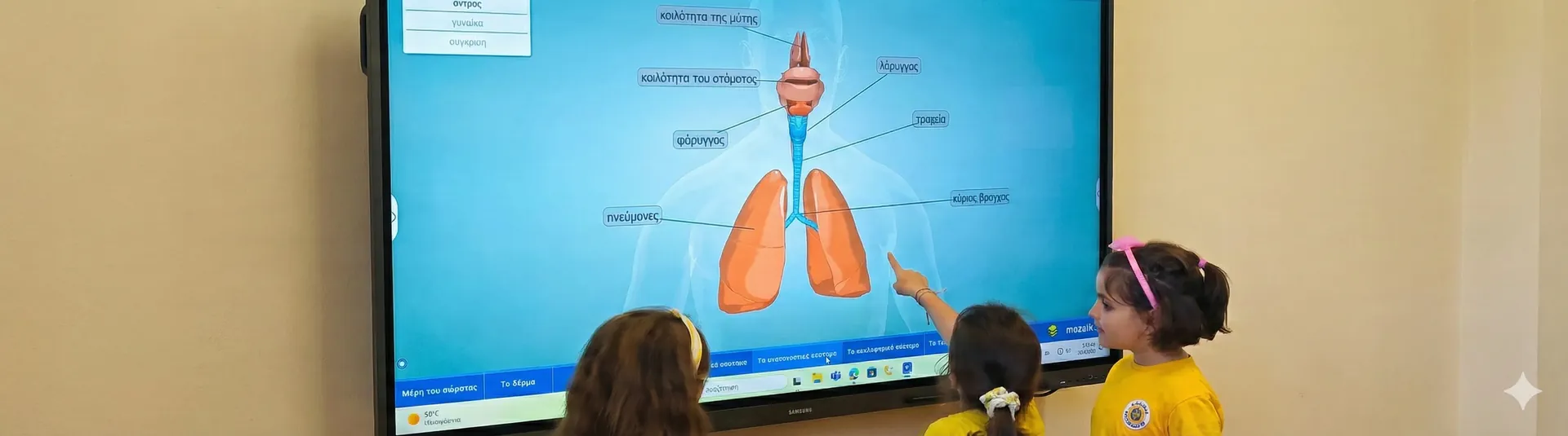 Primary students in classroom engagement